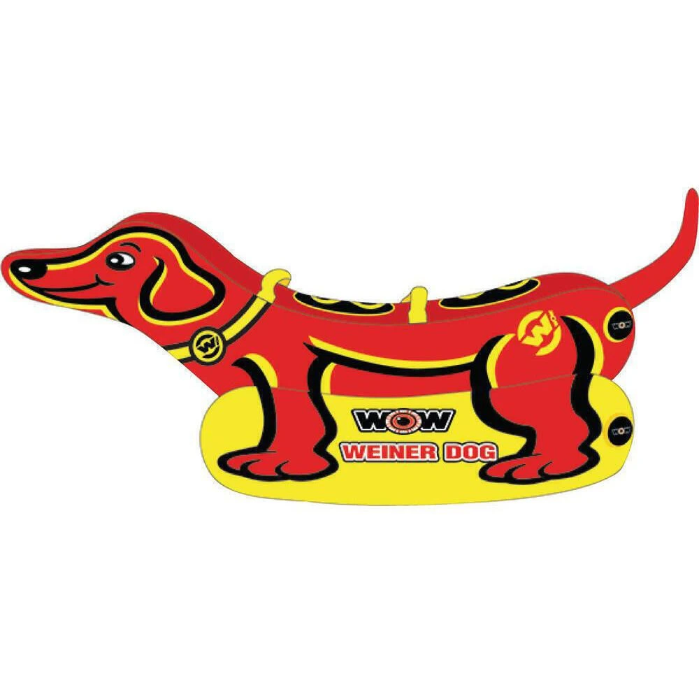 WOW Sports Weiner Dog Towable Boat Tube 1 WOW Sports Weiner Dog Towable Boat Tube