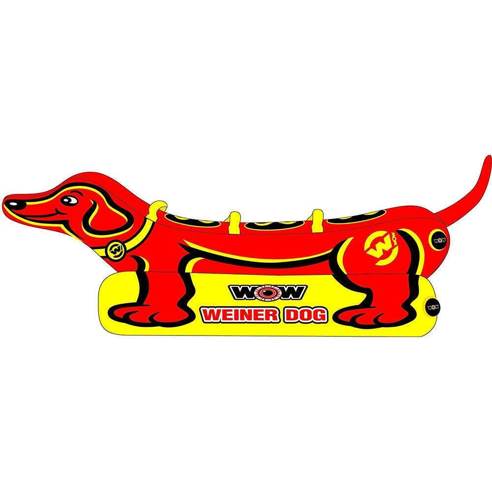 WOW Sports Weiner Dog Towable Boat Tube 4 WOW Sports Weiner Dog Towable Boat Tube - Image 4