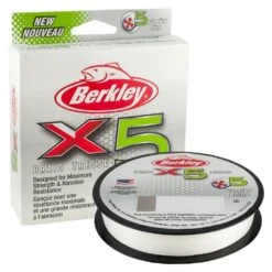 Berkley X5 Braided Fishing Line -Sports Store x5 braided fishing line crystal 1486791